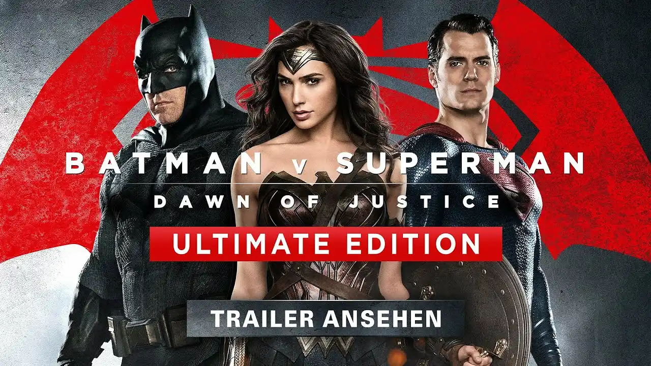 BATMAN V SUPERMAN: DAWN OF JUSTICE Ultimate Edition Trailer Deutsch HD German (2016)
