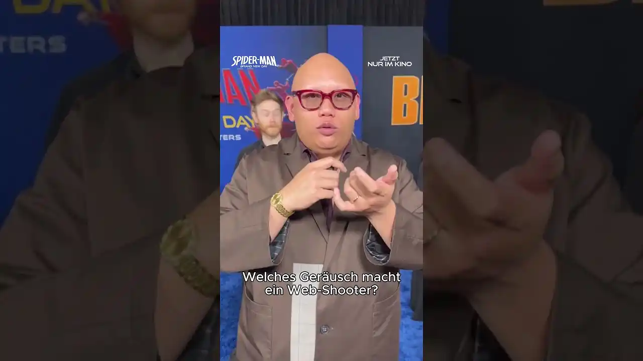 Video: Wer braucht Sound-Effekte, wenn man so einen Cast hat? *Thwip* 🕸️#SpiderManBrandNewDay jetzt im Kino
