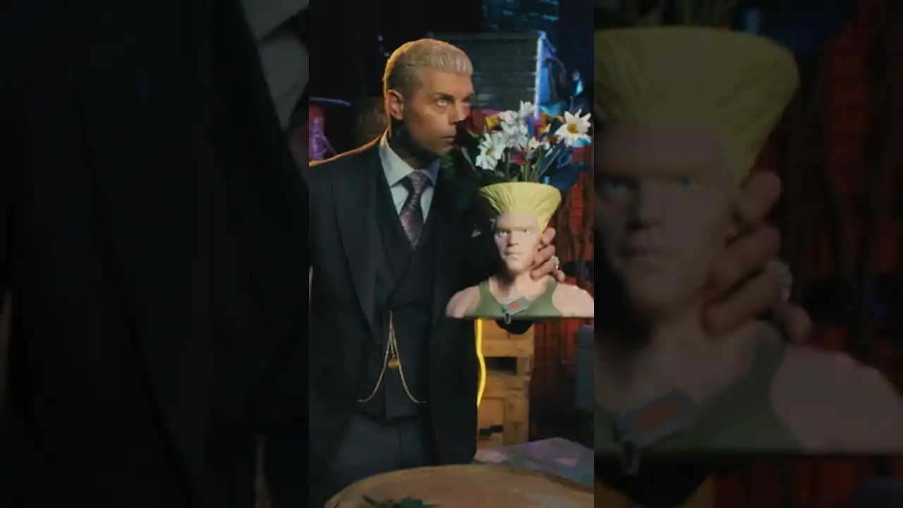 Video: With that hair, there’s nothing this popcorn bucket can’t do. #StreetFighterMovie in theaters Oct 16
