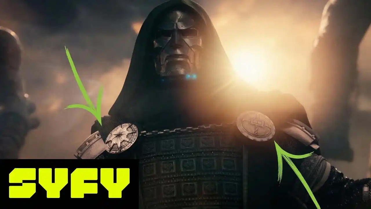 What Dr. Doom’s Chest Emblems Mean for Avengers: Doomsday Battles | SYFY