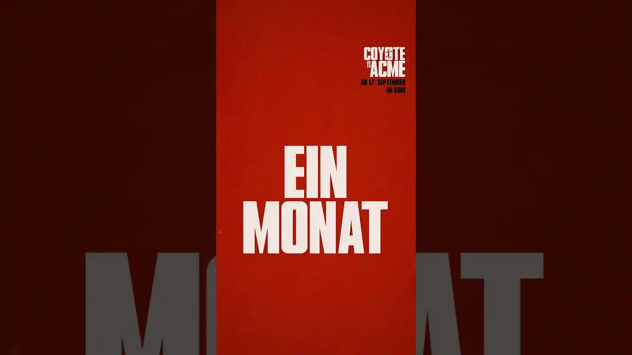 Video: COYOTE VS. ACME ⚖️ Ab 17. September nur im Kino. #CoyoteVsAcme #LooneyTunes #Kinotipp #filmclip