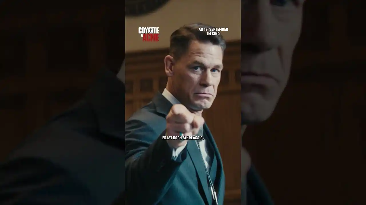 Video: Dieser Fall wird Wellen schlagen. COYOTE VS. ACME 🧨 Ab 17. September nur im Kino.