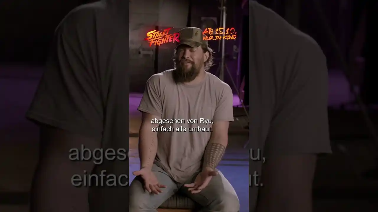 Video: Street Fighter | Featurette: Jason Momoa on playing Blanka | Kinostart ab 15.10.