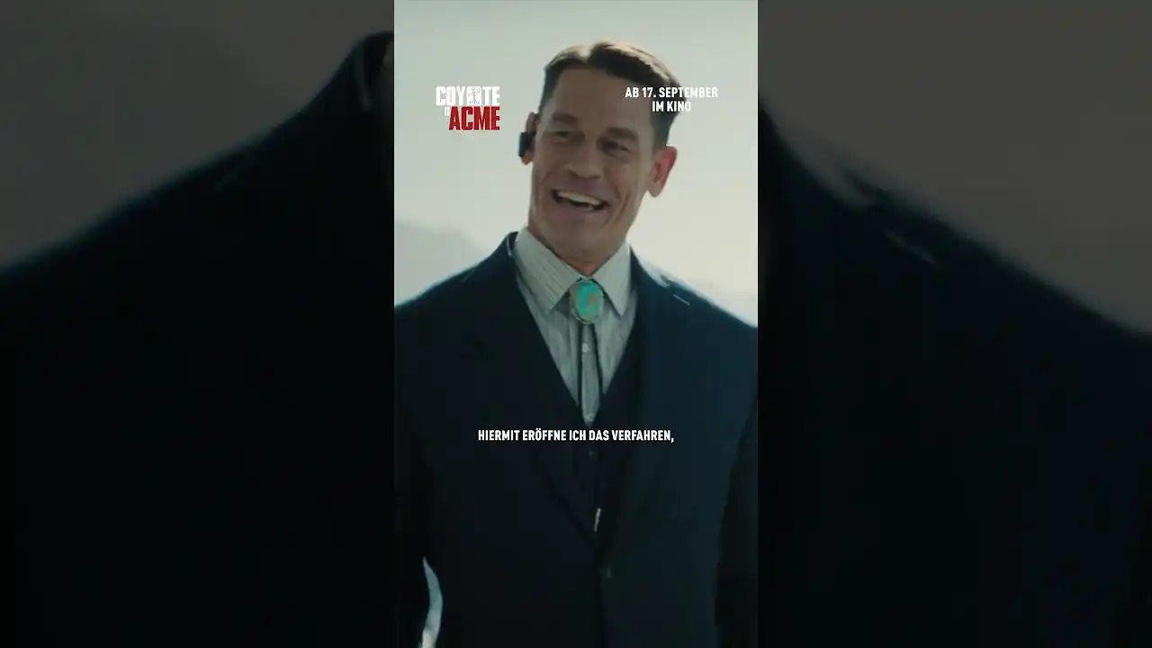Video: Wir sehen uns in den G̶e̶r̶i̶c̶h̶t̶s̶-Kinosälen bei COYOTE VS. ACME 🧨 Ab 17. September nur im Kino.