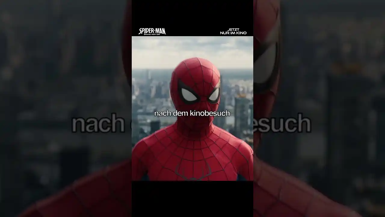 Video: Sei ein Superheld und teile keine Spoiler 🤫🤫🤫 #SpiderManBrandNewDay – Jetzt NUR im Kino!