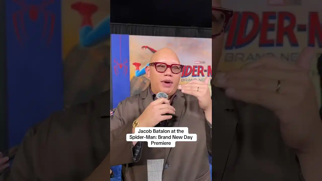 Video: Jacob Batalon on what it was like to return to set for #SpiderManBrandNewDay!