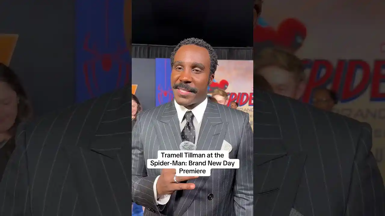 Video: Tramell Tillman, welcome to the MCU. #SpiderManBrandNewDay