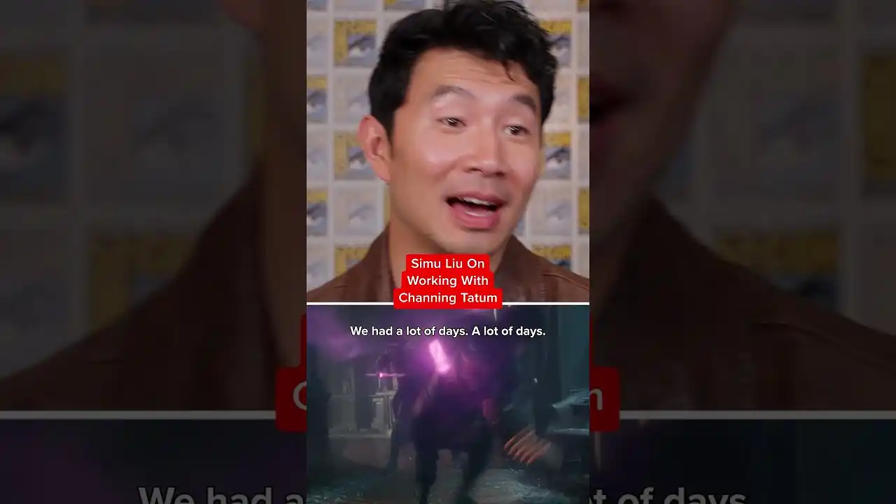 Video: Simu Liu on working with Channing Tatum in Avengers: Doomsday #sdcc