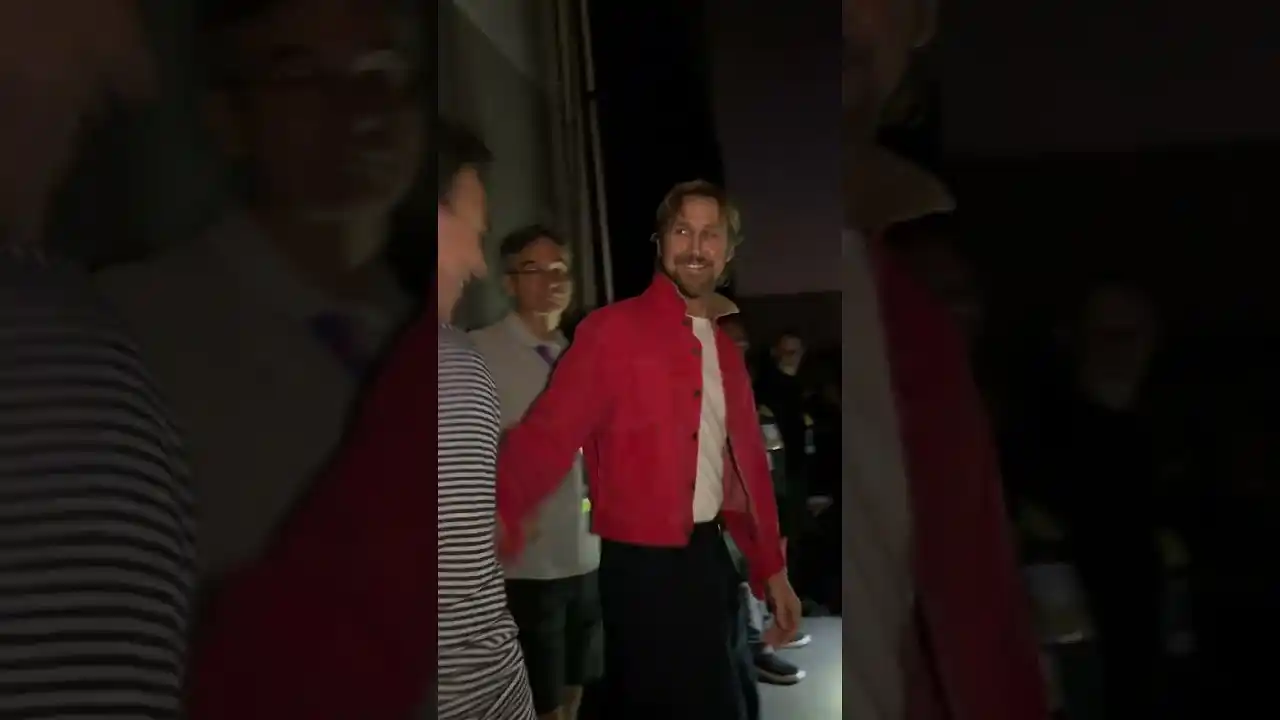 Video: Ryan Gosling and Shawn Levy heat up Hall H 🔥 #SDCC