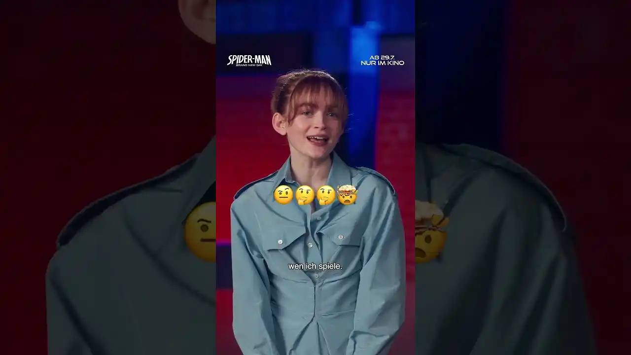 Video: Endlich können wir mehr verraten 🤫 #SpiderManBrandNewDay mit Sadie Sink – Ab 29.7. NUR im Kino.