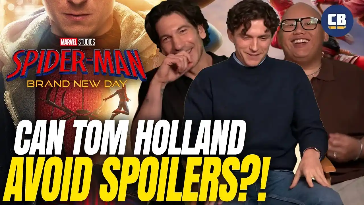 Video: Can Tom Holland AVOID SPOILERS In Our Spider-Man: Brand New Day Interview?!