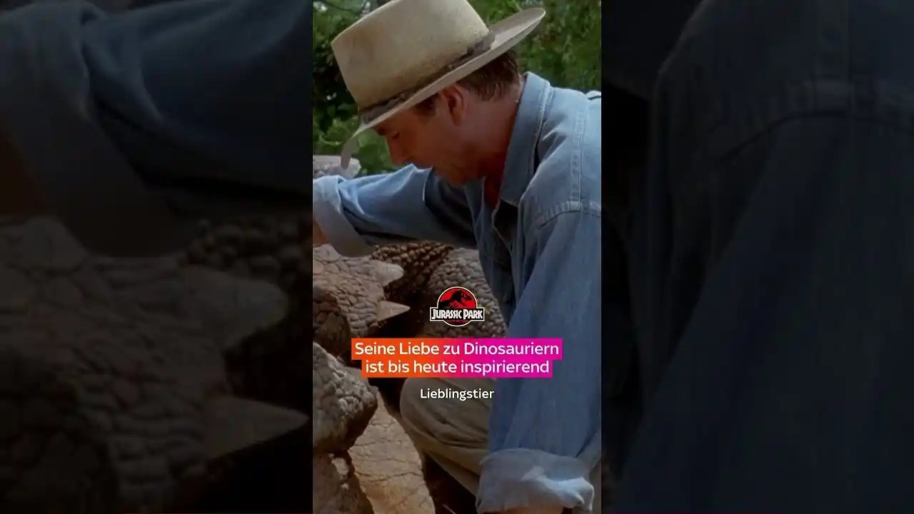 Video: Der Held unserer Dino-Kindheit. 🖤🦕 Schau alle Teile von #JurassicPark mit Sam Neill jetzt bei #Sky