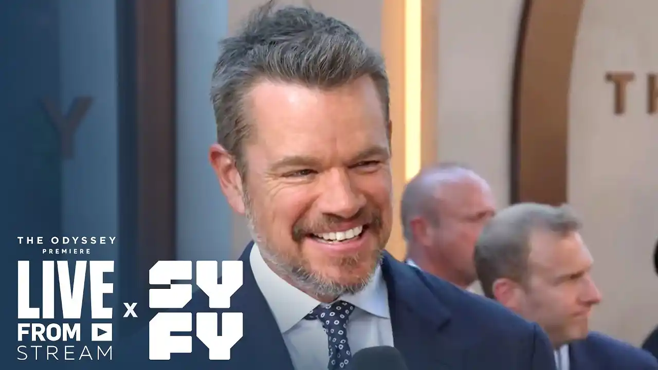 Video: What Left Matt Damon IN AWE While Filming The Odyssey | SYFY