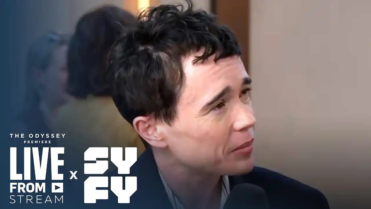 Video: The Odyssey's Elliot Page Reacts to Reuniting with Christopher Nolan After Inception | SYFY