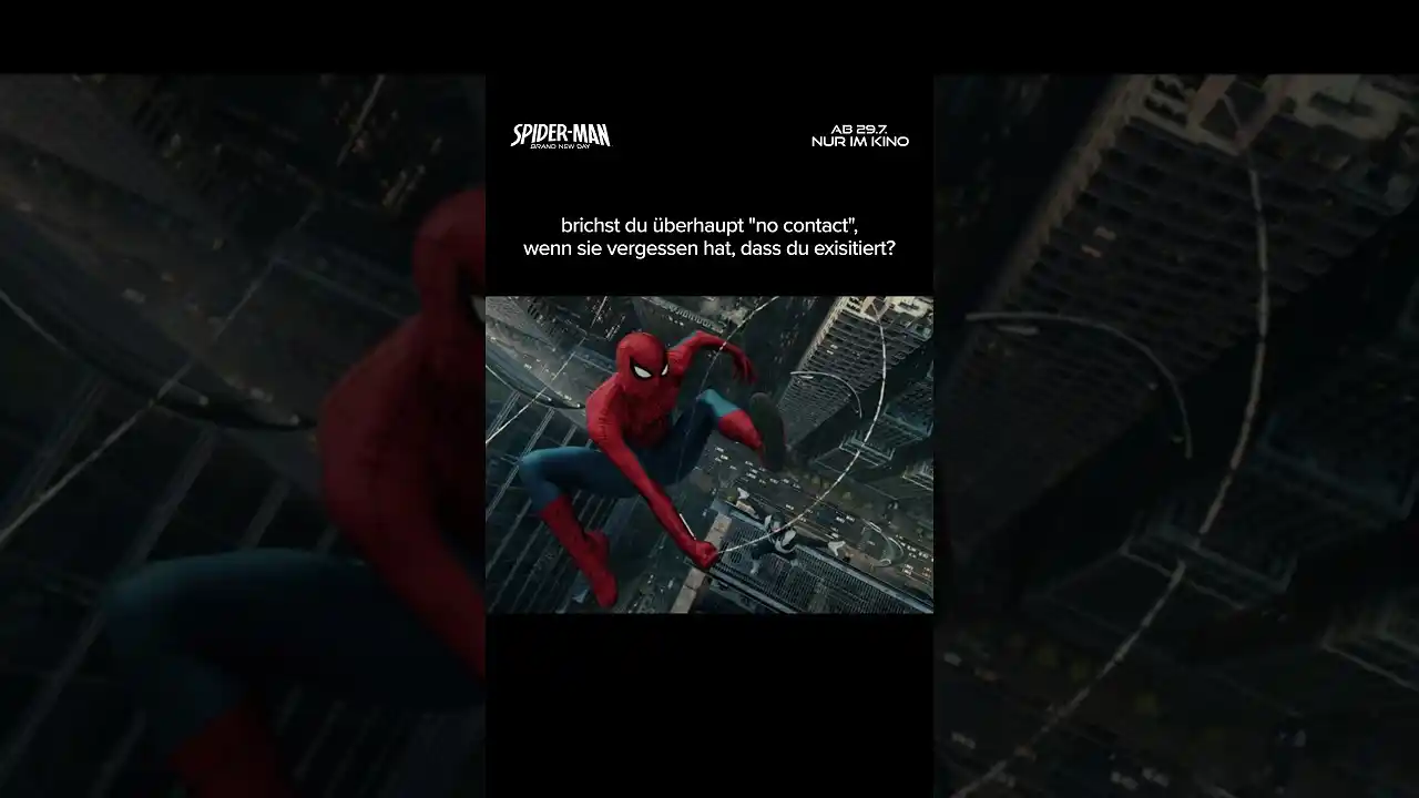 Video: Frage für einen Freund 😢 #SpiderManBrandNewDay – Ab Mittwoch, 29.7. NUR im Kino.