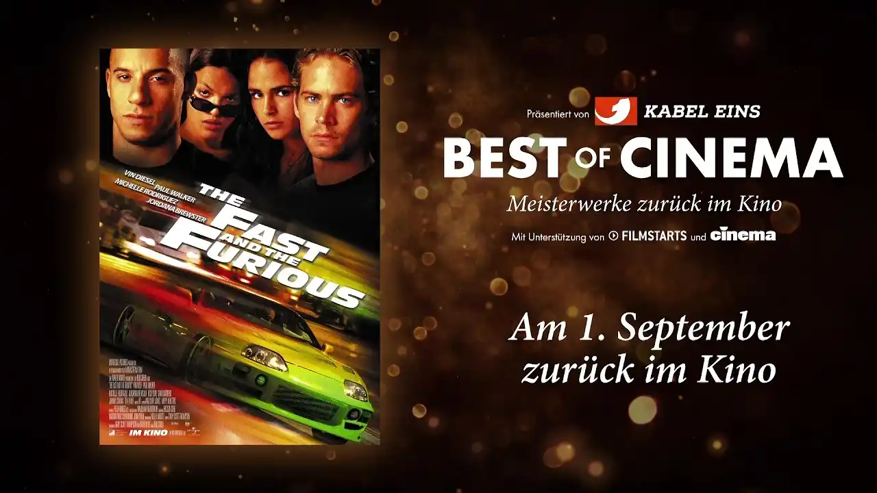 Video: 25 Jahre THE FAST AND THE FURIOUS | "Best of Cinema"-Trailer deutsch/german HD