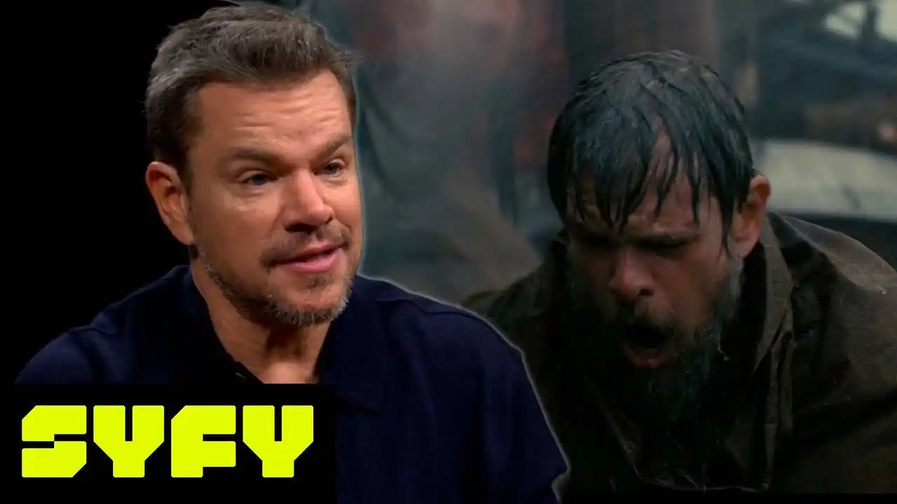 Video: The Odyssey’s Matt Damon Reveals Cast Was Really Puking in Boat Scenes | SYFY