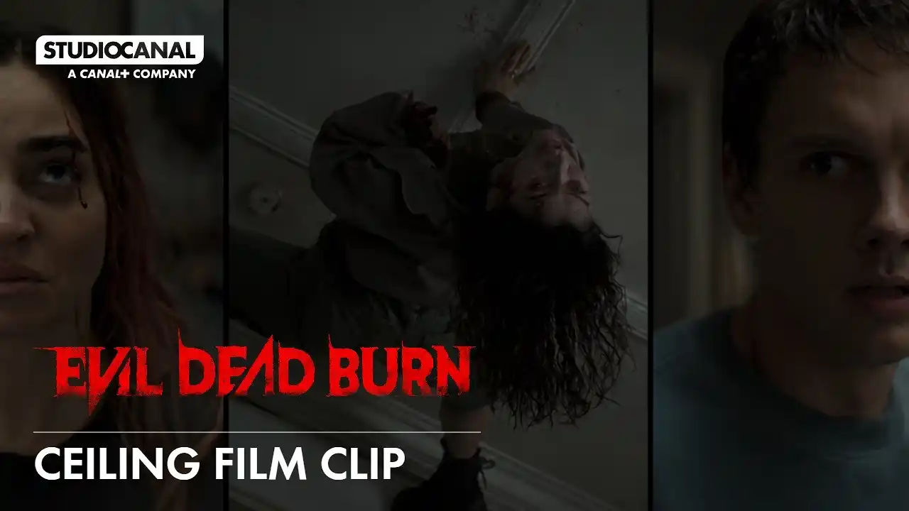Video: EVIL DEAD BURN - Ceiling Monster Clip starring Hunter Doohan | STUDIOCANAL