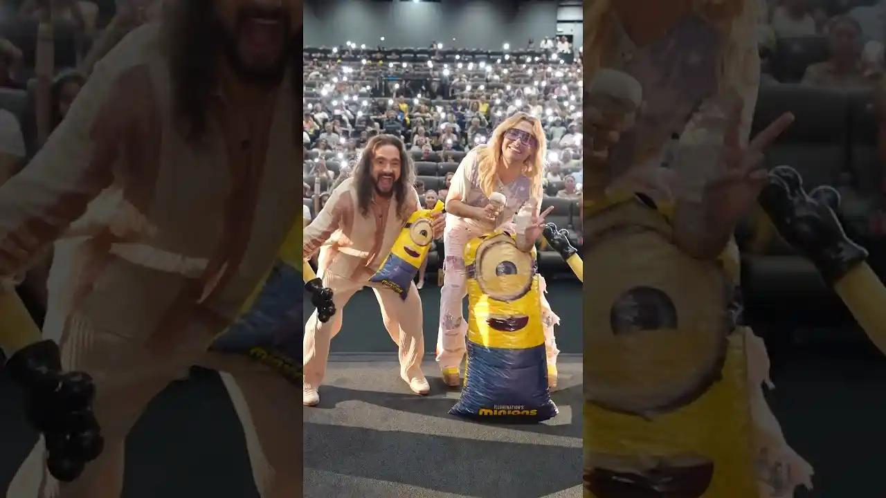 Video: Das war die Deutschlandpremiere von MINIONS & MONSTER! 🎊🥳 Ab Mittwoch nur im Kino!