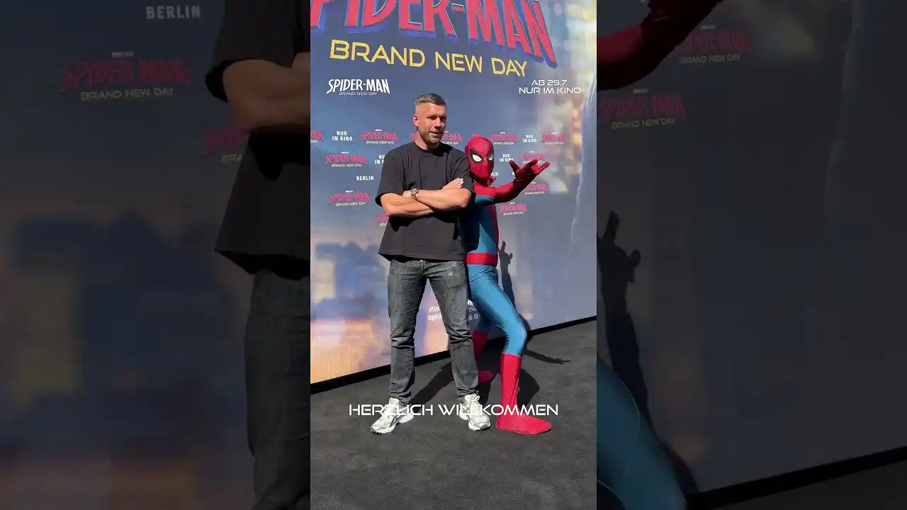 Video: Special Guest Lukas Podolski beim Spidey Fan-Event in Berlin! #SpiderManBrandNewDay – Ab 29.7.