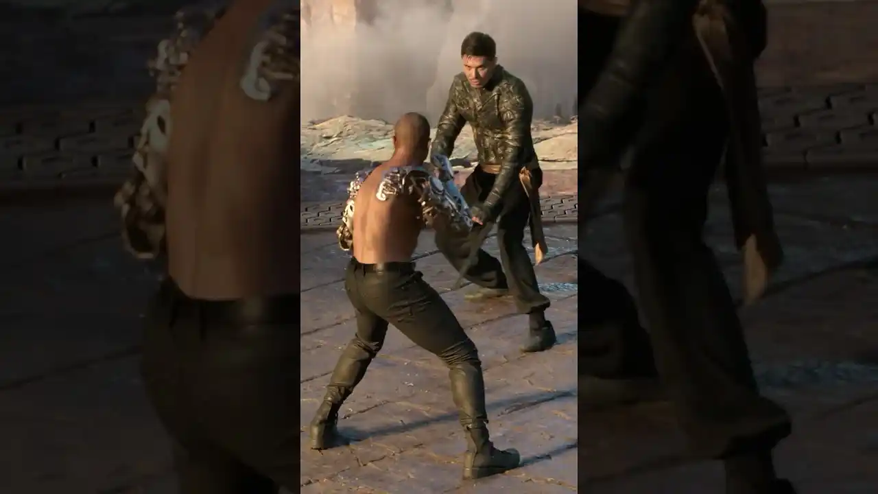 Video: That guy has robot arms #MortalKombatII #warnerbros #Johnnycage #karlurban #4K