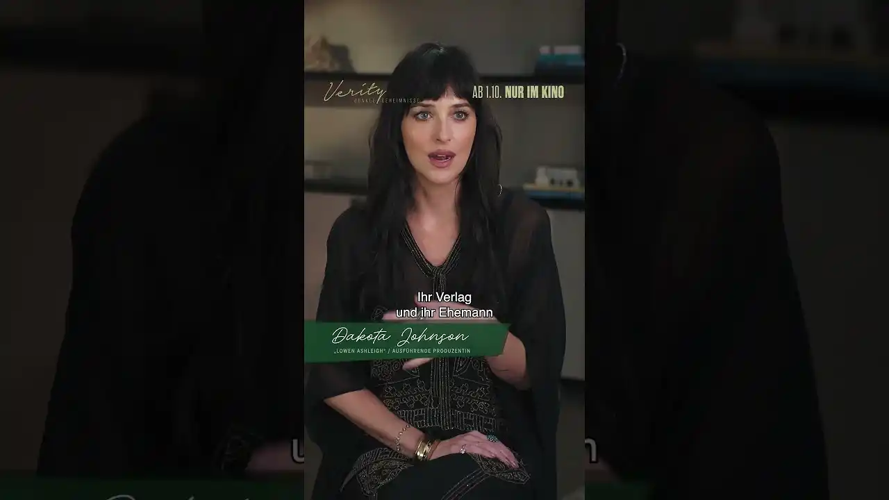 Video: Anne Hathaway, Dakota Johnson und Josh Hartnett über #VerityDunkleGeheimnisse - Ab 1.10. NUR im Kino