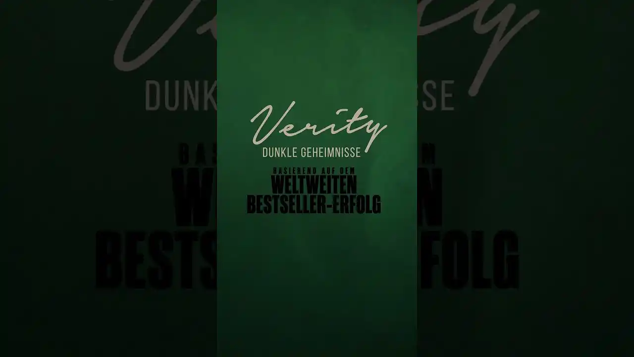 Video: 2 WOCHEN, dann erwacht der Bestseller zum Leben. #VerityDunkleGeheimnisse - Ab 1.10. NUR im Kino!