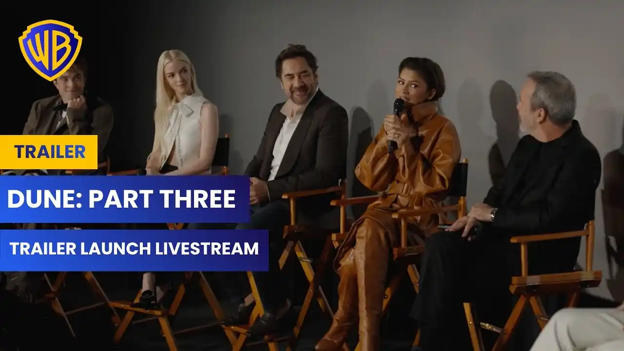 Video: Dune Part three: Trailer Launch Livestream