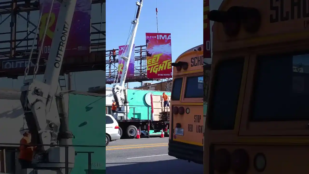 Video: Ryu shows no mercy. See how @OUTFRONTMediaUSA created our iconic billboard. #StreetFighterMovie