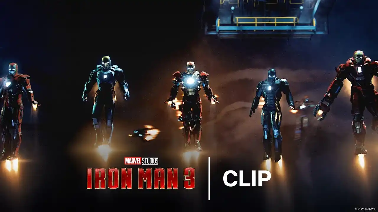 Video: Iron Man Suits Save Tony and Rhodey | Iron Man 3 | Official Clip
