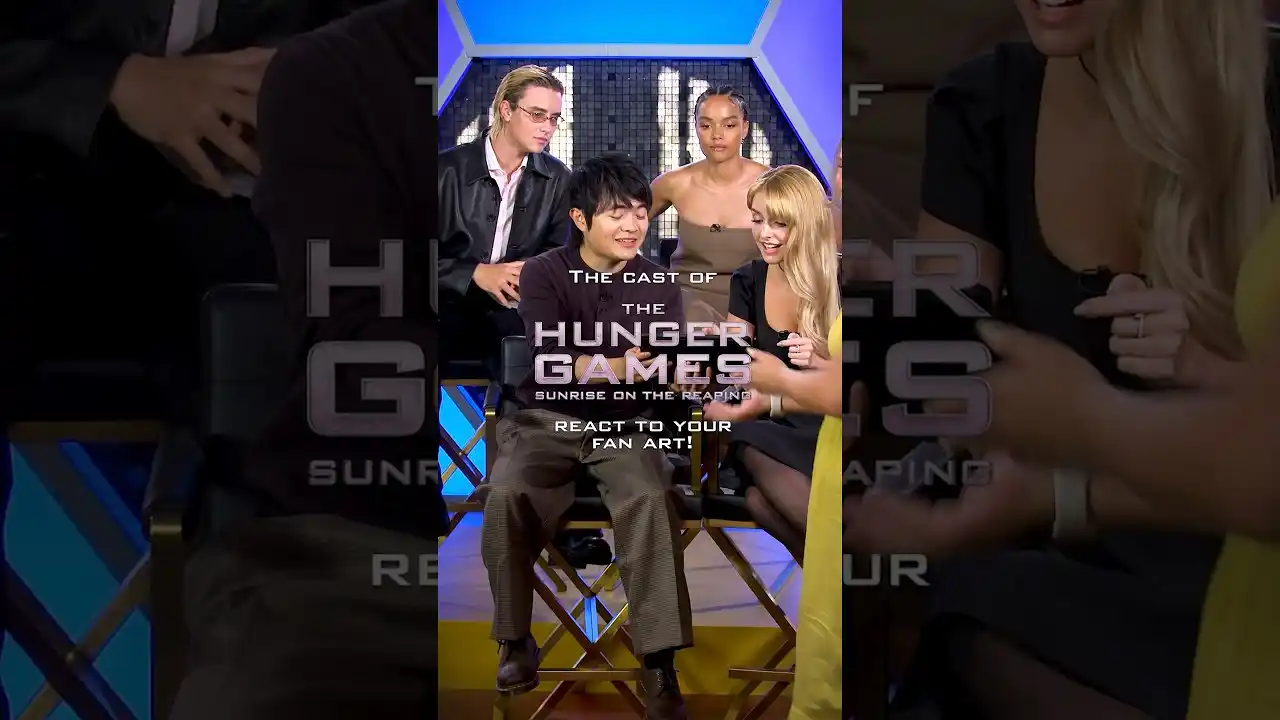 Video: Thank you for painting your own poster. #TheHungerGames: Sunrise on the Reaping.
