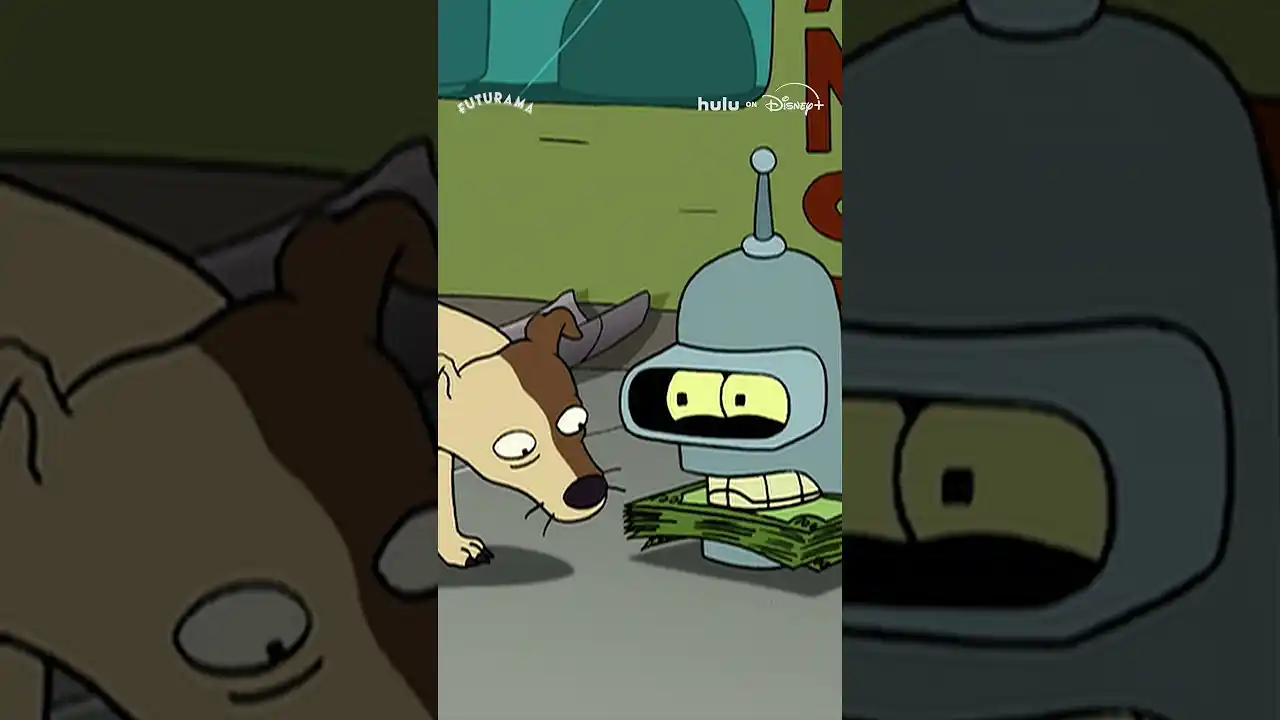 Bender really puts his money where his mouth is.