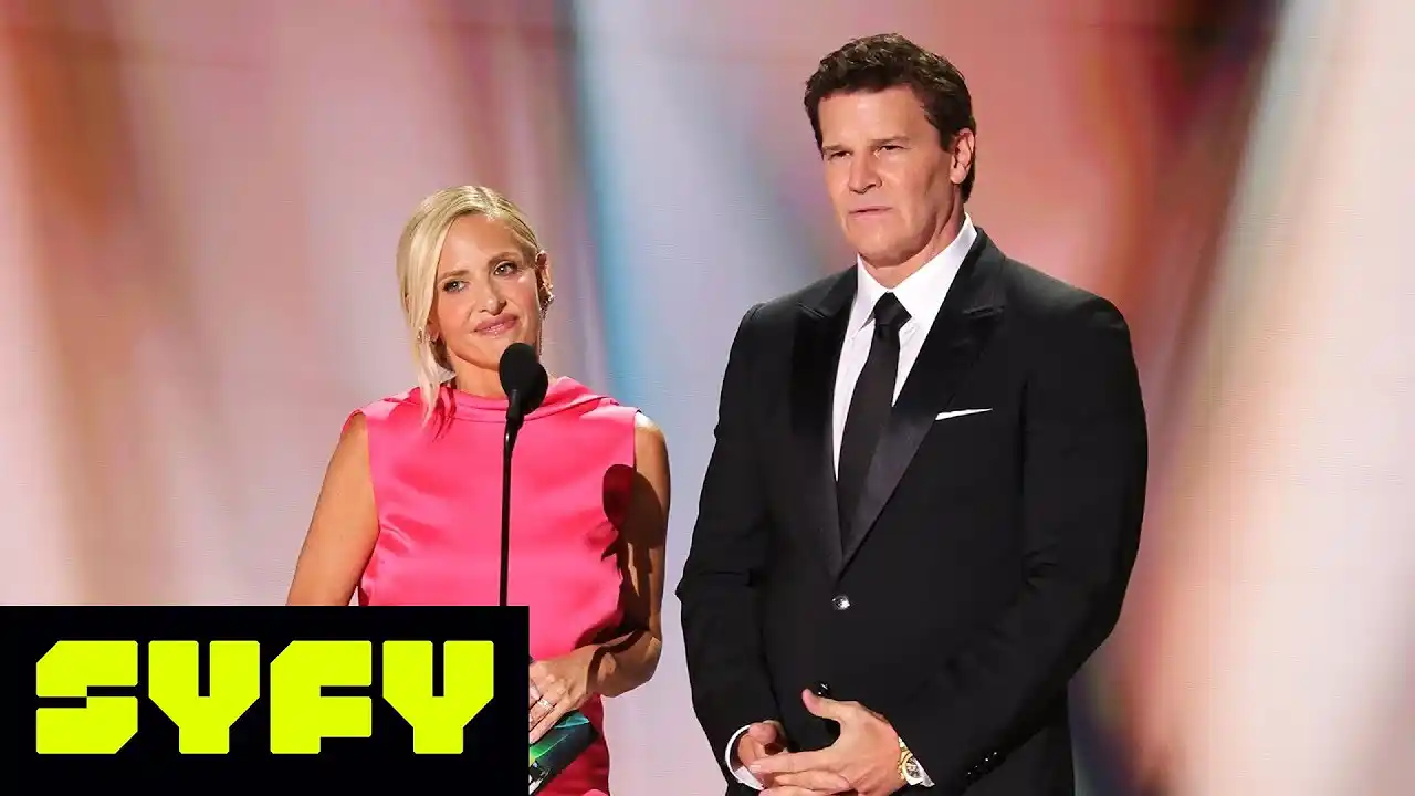 Sarah Michelle Gellar THROWS SHADE At Canceled Buffy Reboot at 2026 Emmys | SYFY