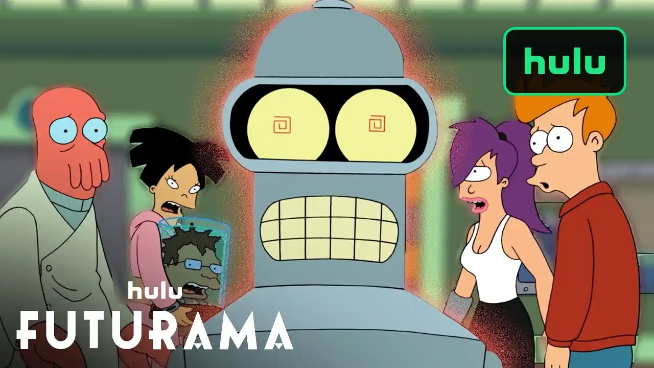 Video: Bender Gives Himself a Virus | Futurama | Hulu