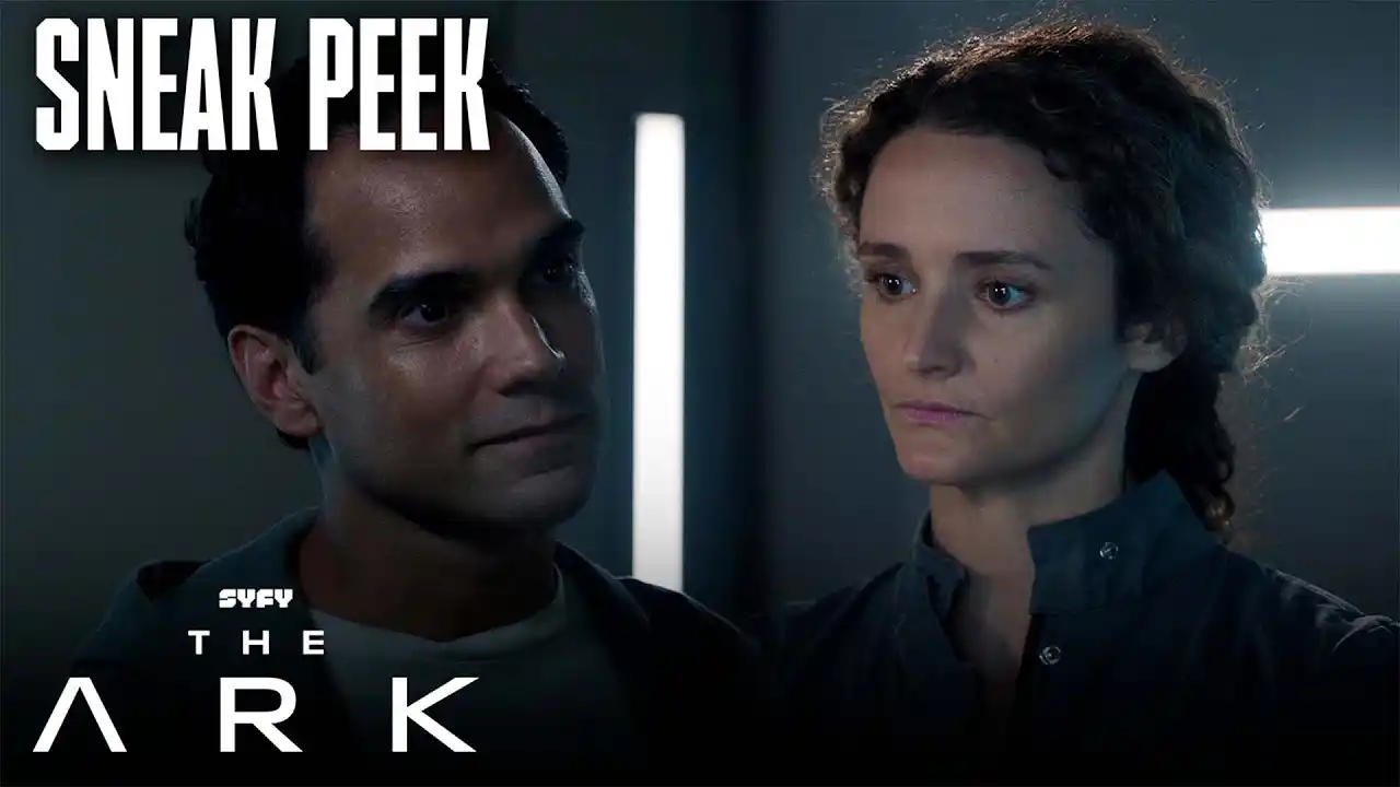 Video: SNEAK PEEK: Sharon Garnet Feels Caught Between Two Identities | The Ark (S3, E6) | SYFY