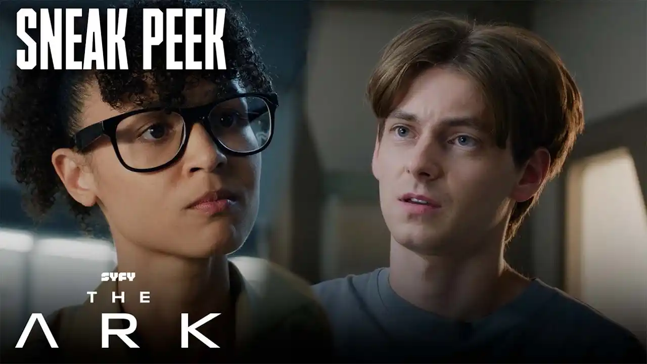 Video: SNEAK PEEK: Angus Thinks Avega's Theory Is Wrong | The Ark (S3, E9) | SYFY
