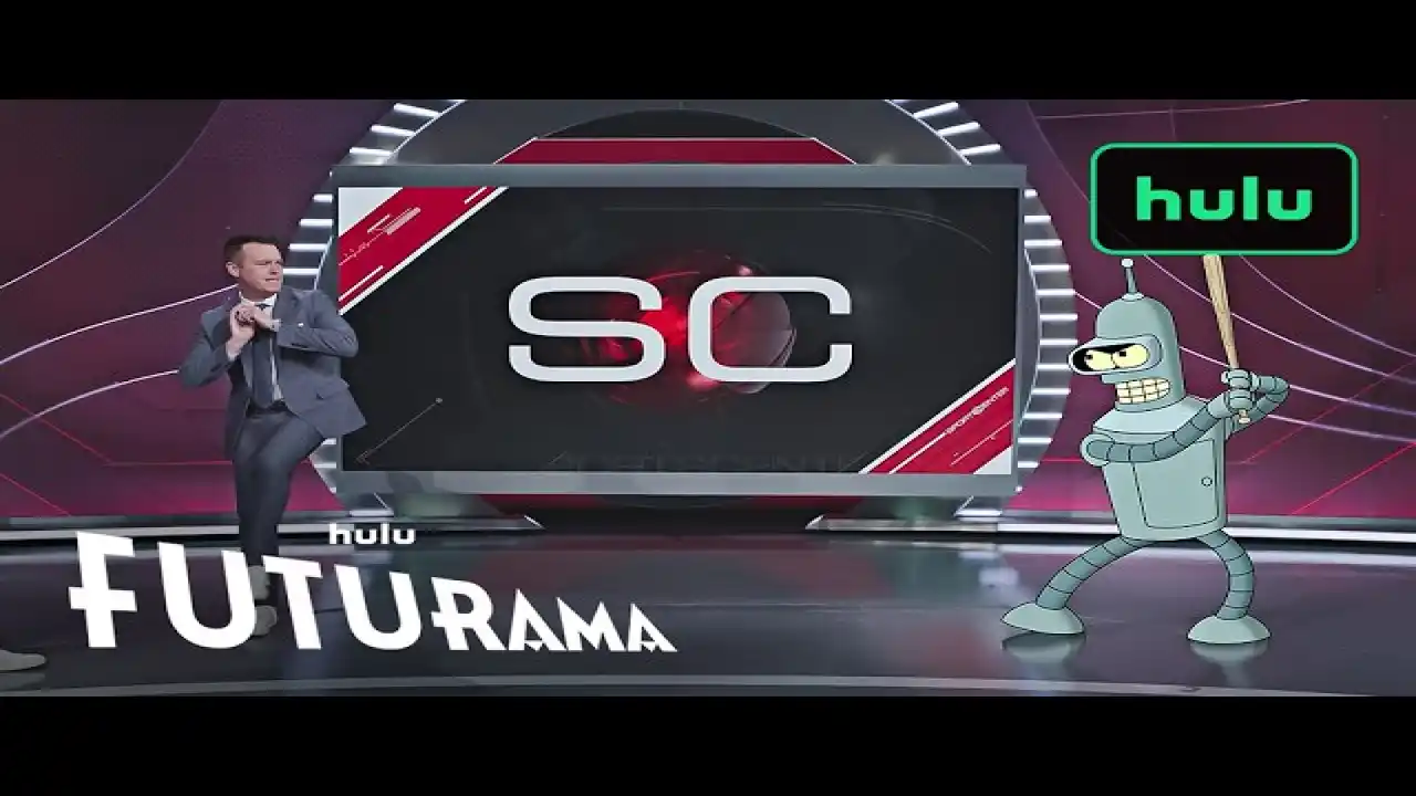 Video: Bender on SportsCenter | Futurama | Hulu