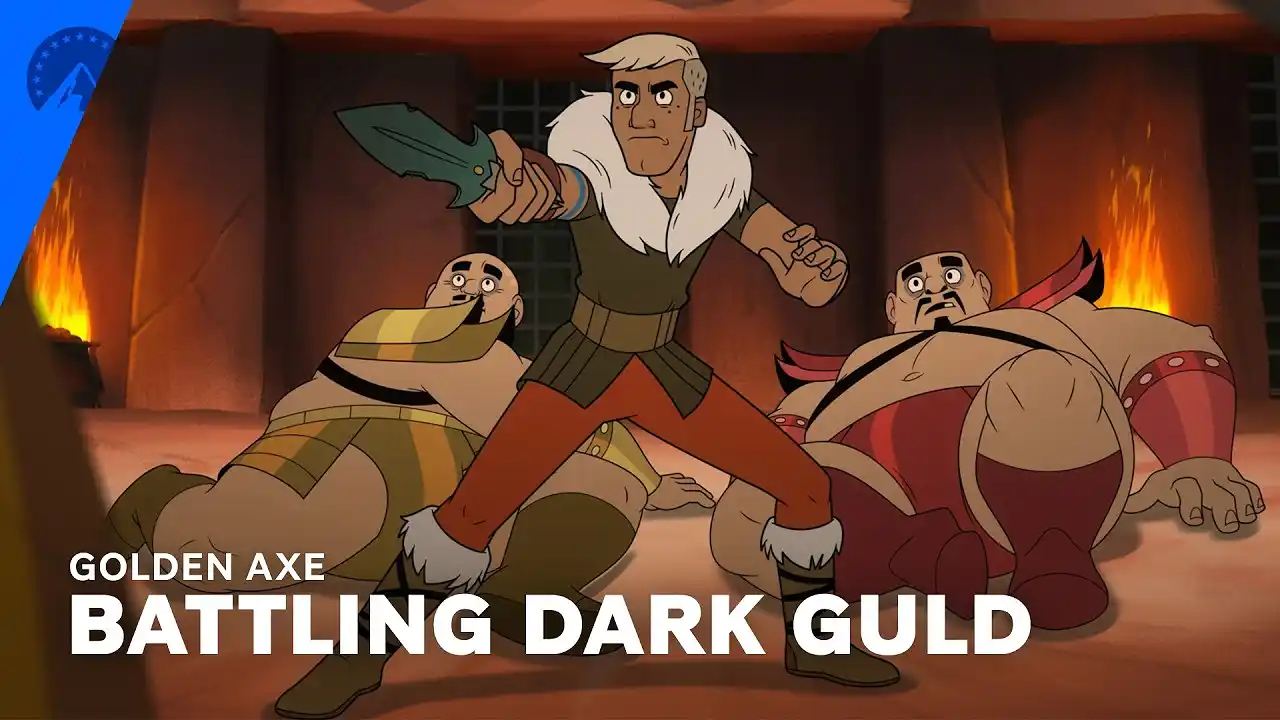 Video: Golden Axe | Hampton and the Bad Brothers Fight Dark Guld (S1, E5) | Paramount+
