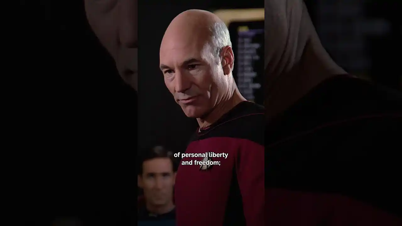 Video: When Captain Picard speaks, you listen. #StarTrekTNG