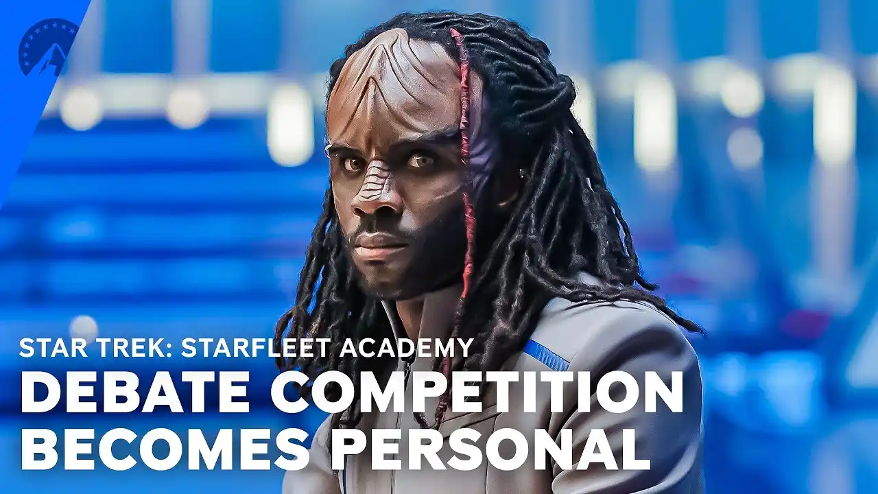 Video: Star Trek: Starfleet Academy | Caleb and Jay-Den Debate the Klingons' Future (S1, E4) | Paramount+