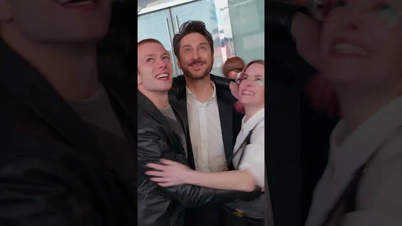 Video: Ruaridh Mollica, Emily Hampshire, and showrunner Terry Matalas take in the NYC spotlight.