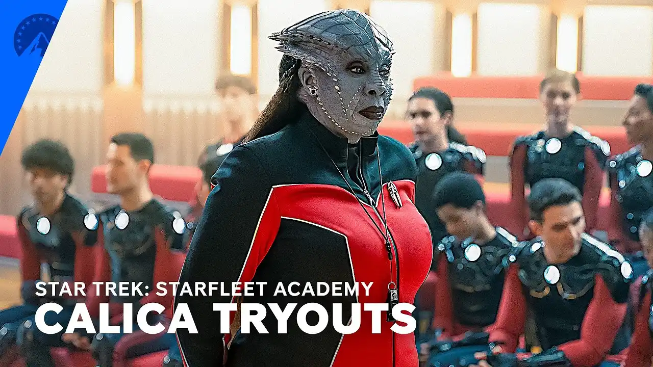 Video: Star Trek: Starfleet Academy | Calica Tryouts (S1, E3) | Paramount+