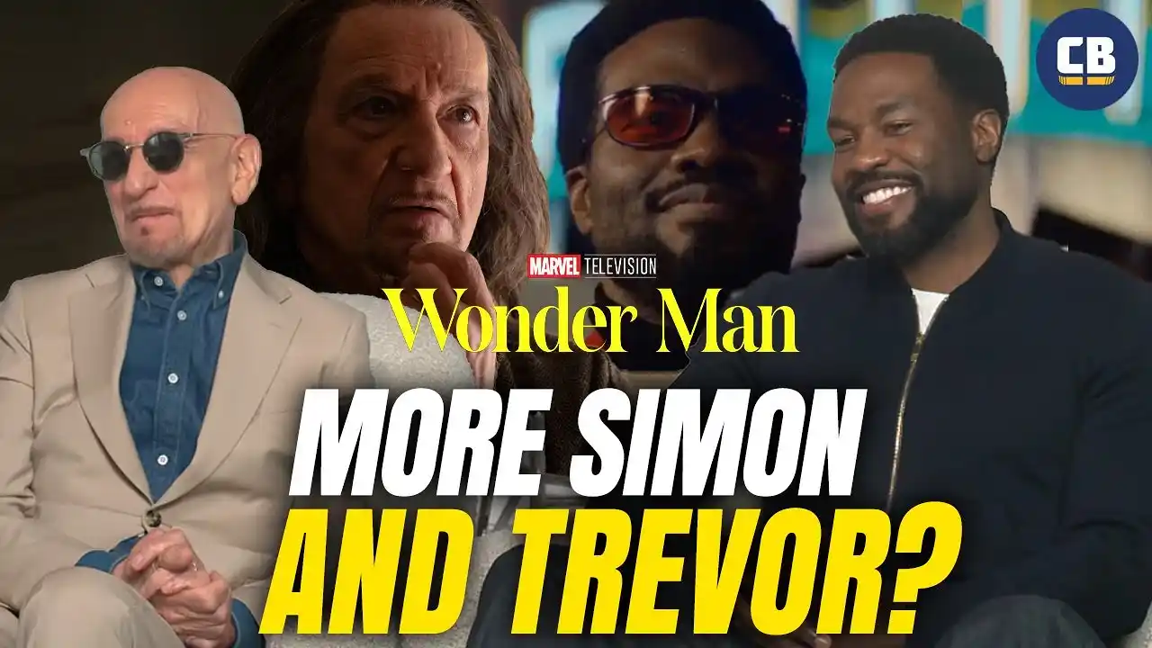 Video: We're Getting MORE Simon And Trevor? - Sir Ben Kingsley & Yahya Abdul-Mateen II Talk Wonder Man!