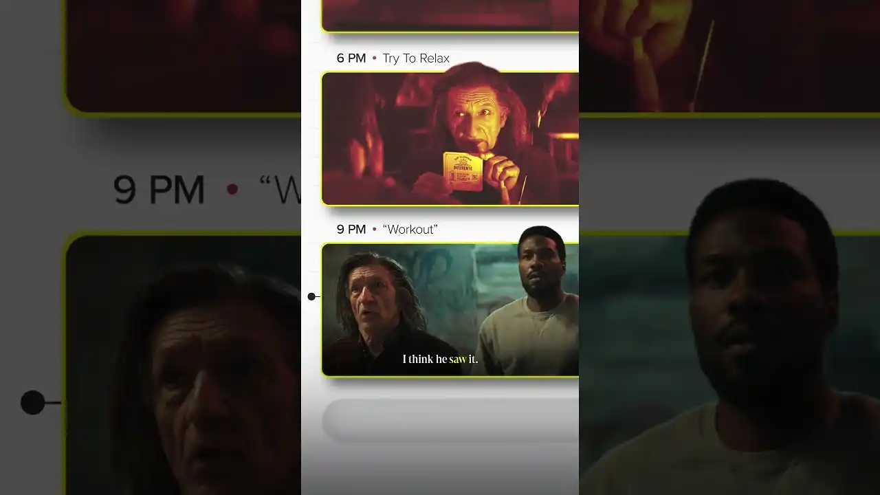 Video: A day in the life of a working actor.