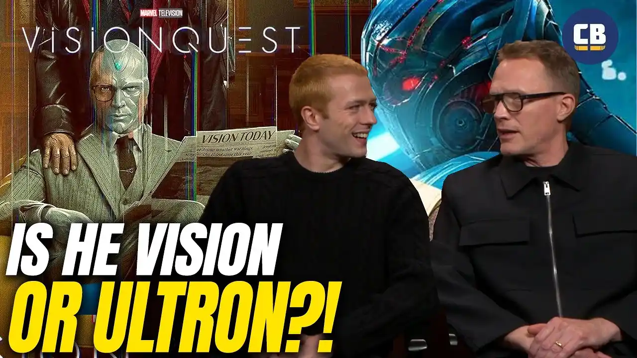 Video: How Much Ultron Is In THIS Vision?! Paul Bettany Talks VisionQuest!