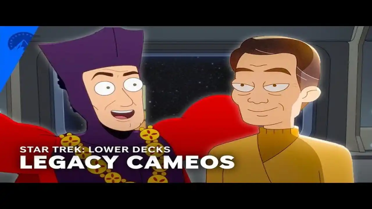 Video: Star Trek: Lower Decks | Every Legacy Actor Cameo - Part 1 (S1-S3) | Paramount+