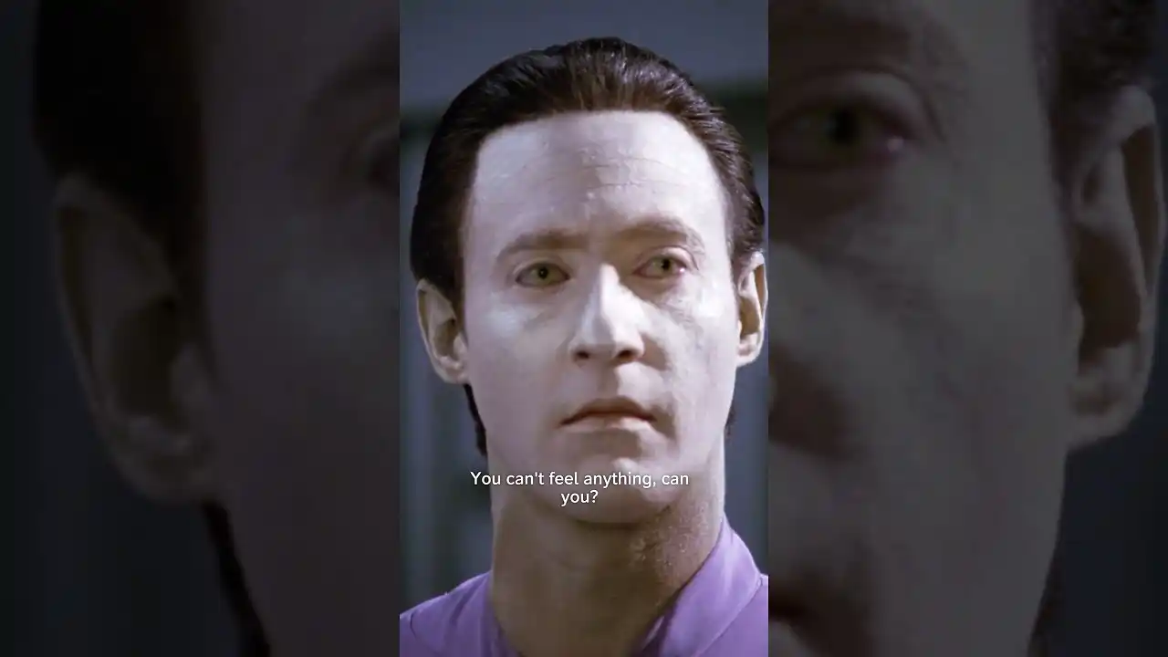 Video: A moment where Data overcame his programming. #StarTrekTNG