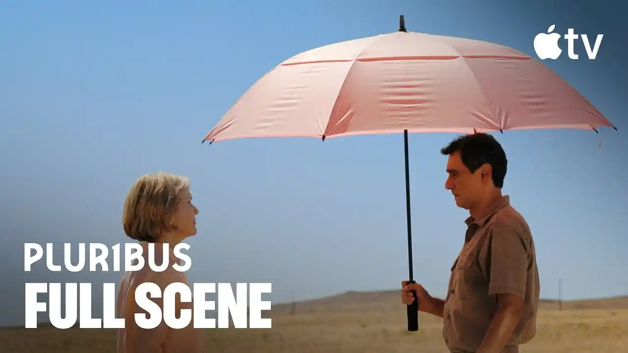 Video: Pluribus — Under The Umbrella | Scene | Apple TV