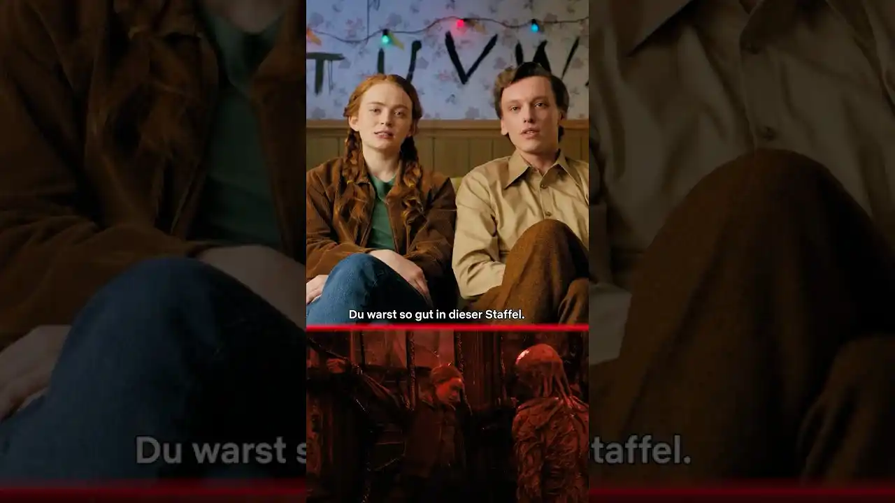 Video: Weiß ehrlich nicht, wer das coolere Andenken vom Set hat - Jamie oder Sadie.