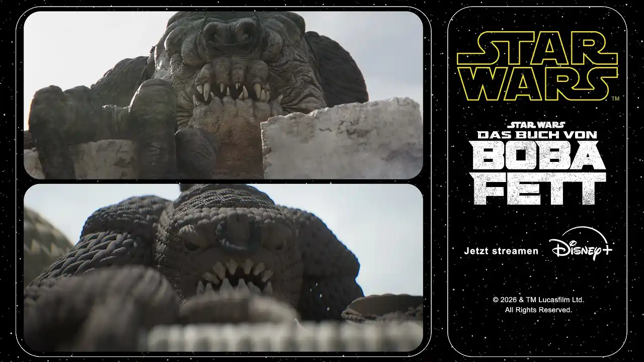 Video: Wir feiern die Originalgeschichte | Das Buch von Boba Fett: Rancor-Ritt